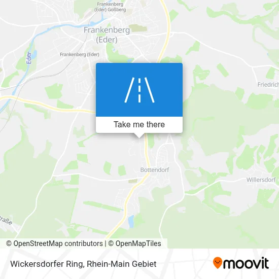 Wickersdorfer Ring map