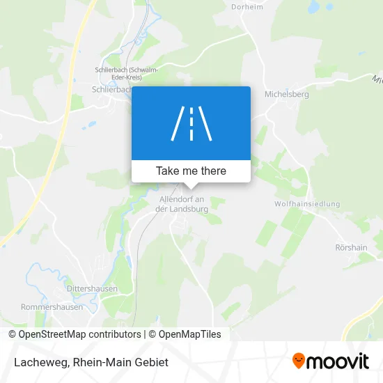 Lacheweg map