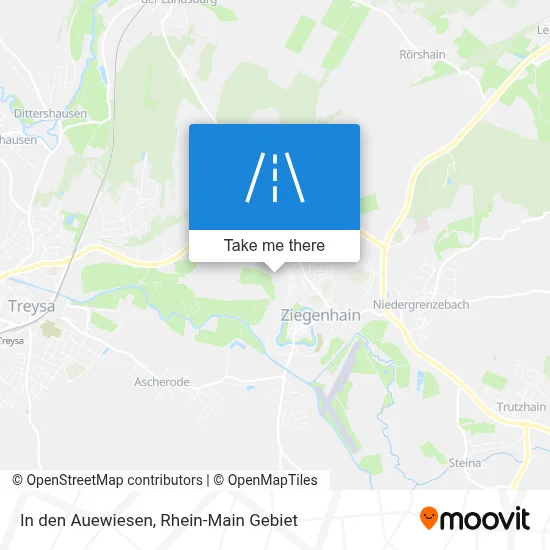 In den Auewiesen map