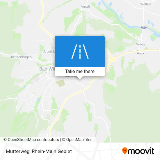 Mutterweg map