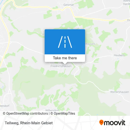 Tellweg map