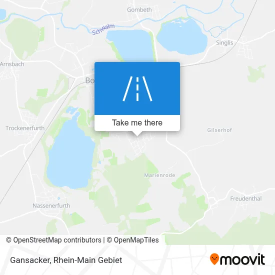 Gansacker map