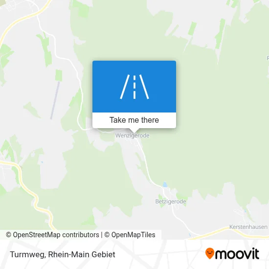 Turmweg map