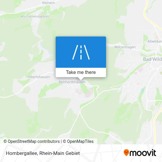 Hombergallee map