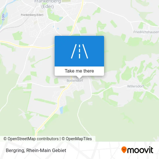 Bergring map