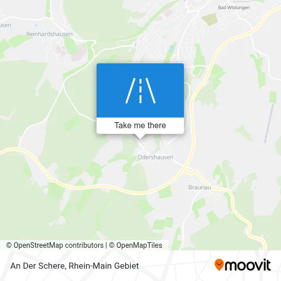 An Der Schere map