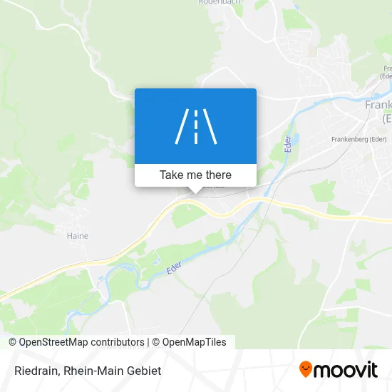 Riedrain map