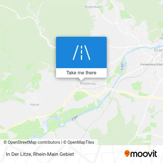In Der Litze map