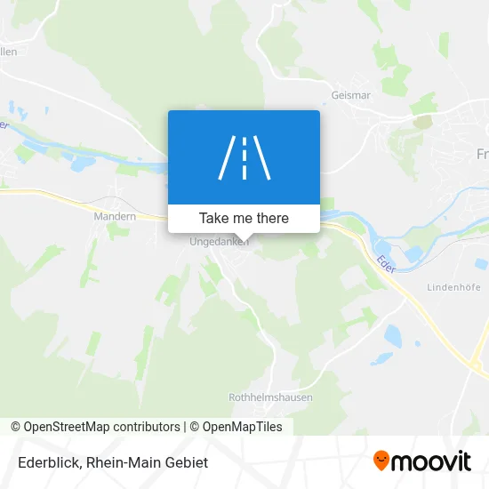 Ederblick map