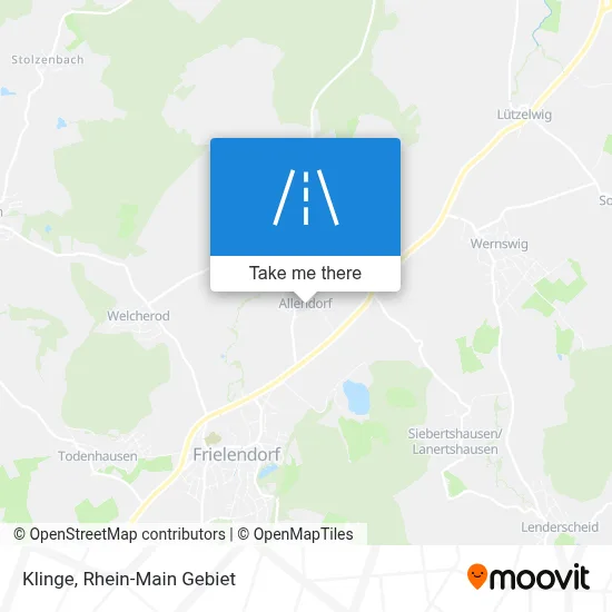 Klinge map