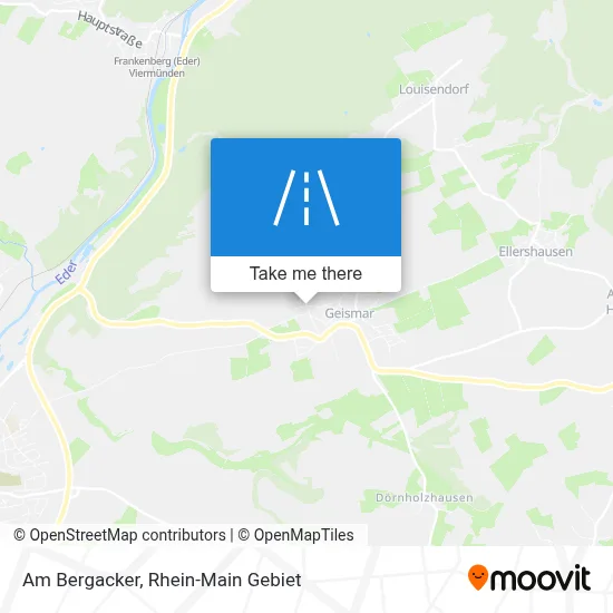 Am Bergacker map