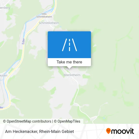 Am Heckenacker map