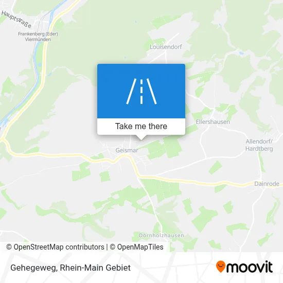 Gehegeweg map