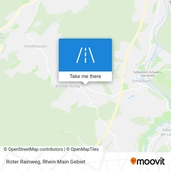 Roter Rainweg map