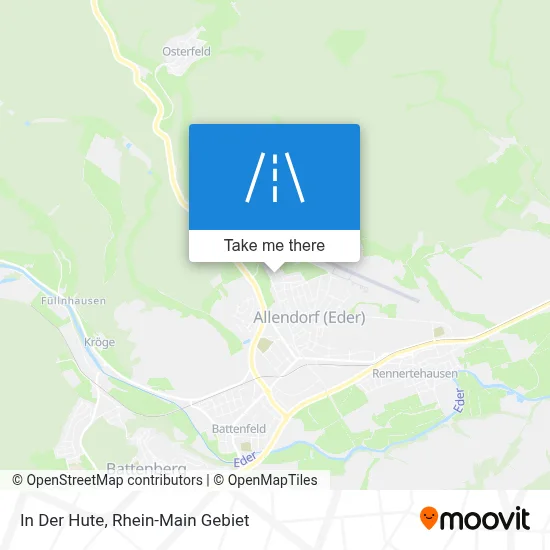 In Der Hute map