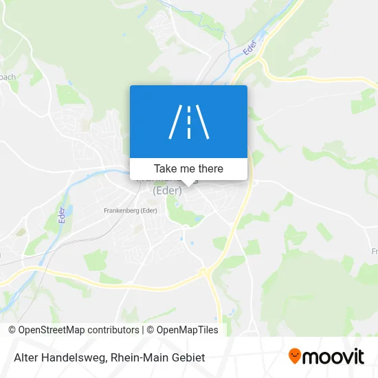 Alter Handelsweg map