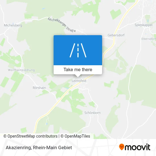 Akazienring map