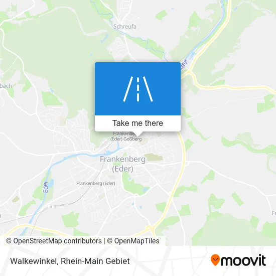 Walkewinkel map