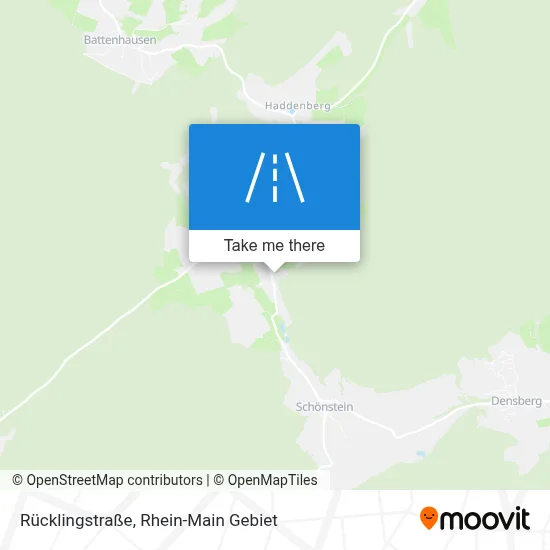 Rücklingstraße map