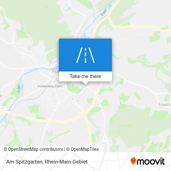 Am Spitzgarten map
