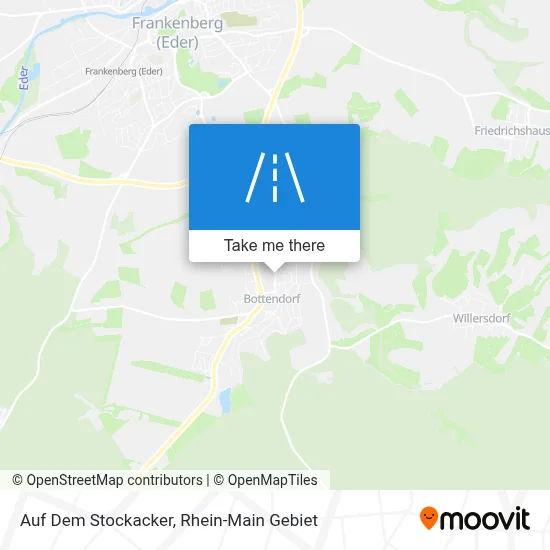 Auf Dem Stockacker map