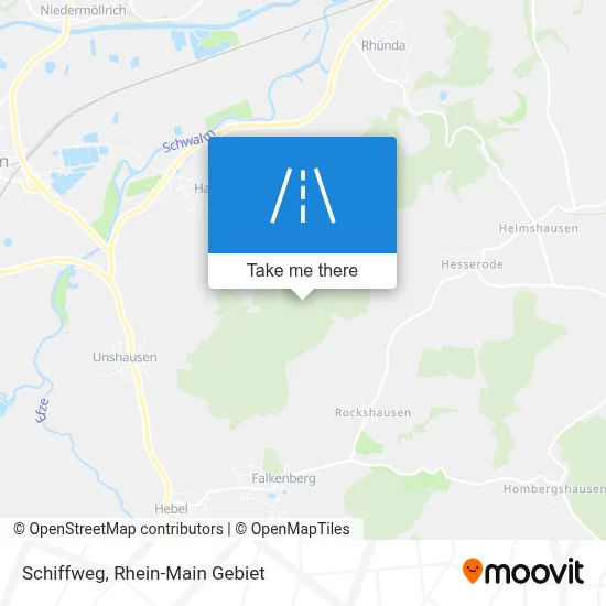 Schiffweg map