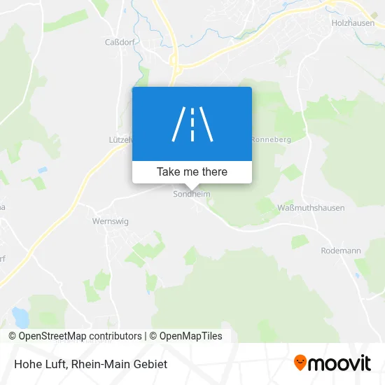 Hohe Luft map