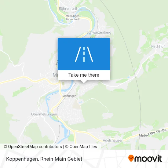 Koppenhagen map