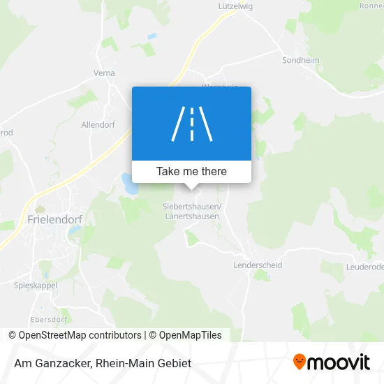 Am Ganzacker map