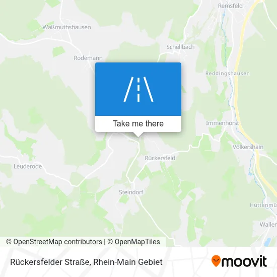 Rückersfelder Straße map