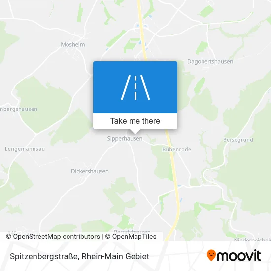 Spitzenbergstraße map