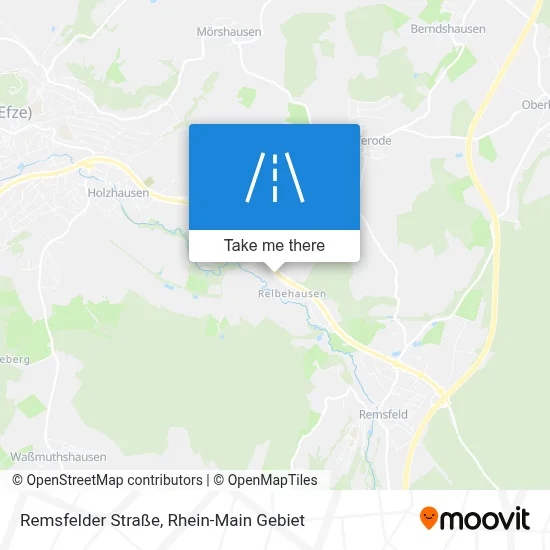 Remsfelder Straße map