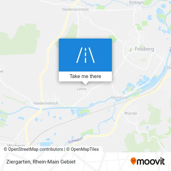 Ziergarten map