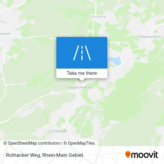 Rothacker Weg map