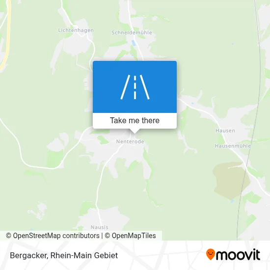 Bergacker map