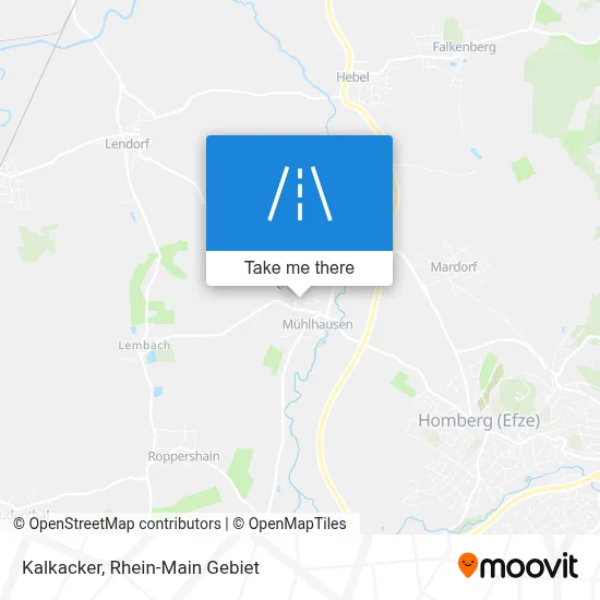 Kalkacker map