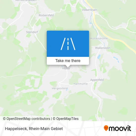 Happelseck map