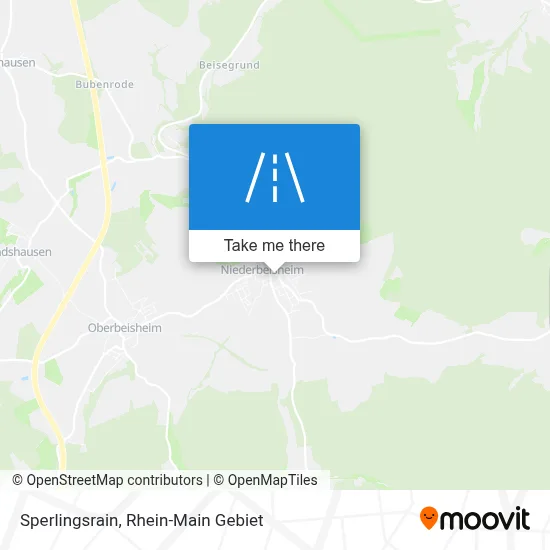 Sperlingsrain map