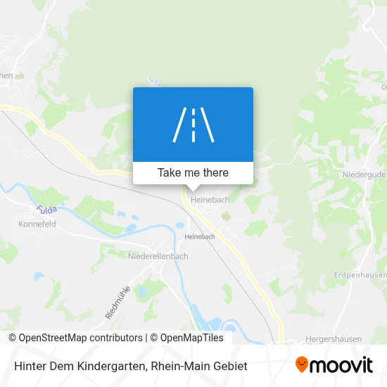 Hinter Dem Kindergarten map
