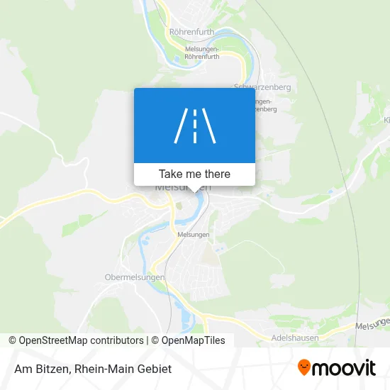 Am Bitzen map