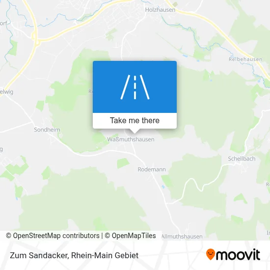 Zum Sandacker map
