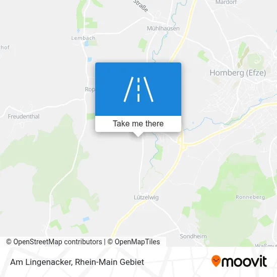 Am Lingenacker map