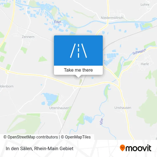 In den Sälen map