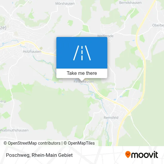 Poschweg map