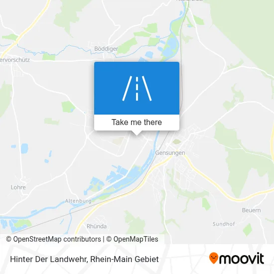 Hinter Der Landwehr map
