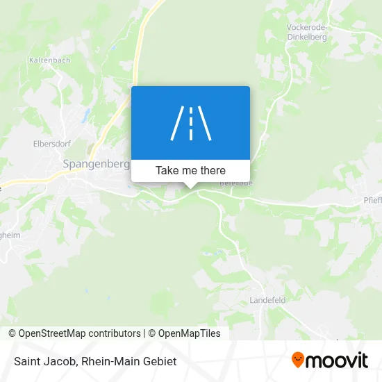Sankt Jacob map