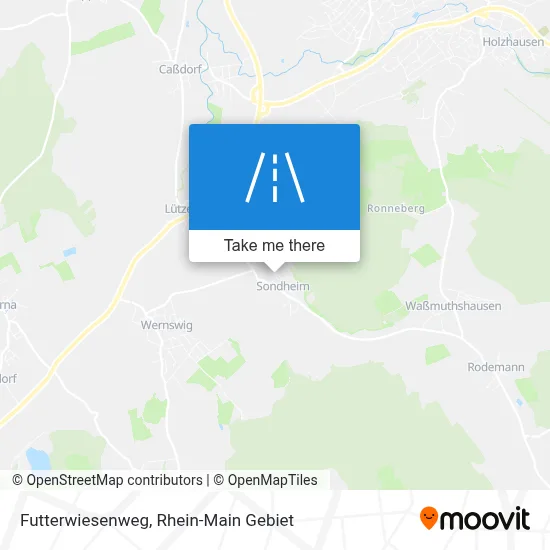 Futterwiesenweg map