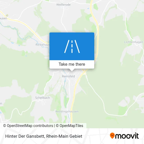 Hinter Der Gansbett map