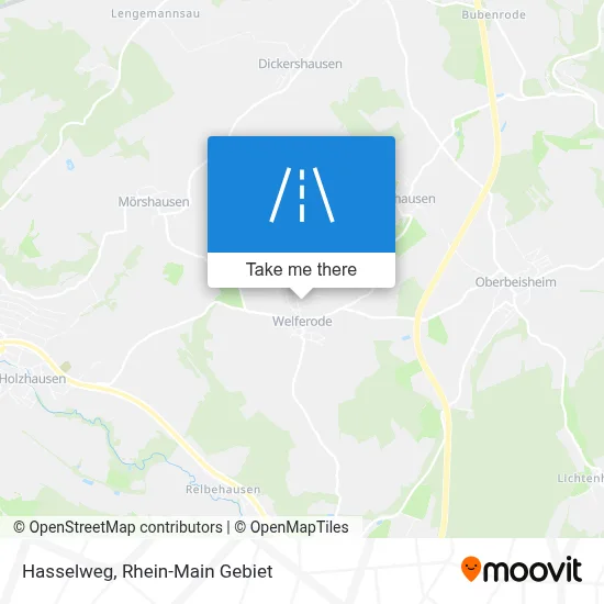 Hasselweg map