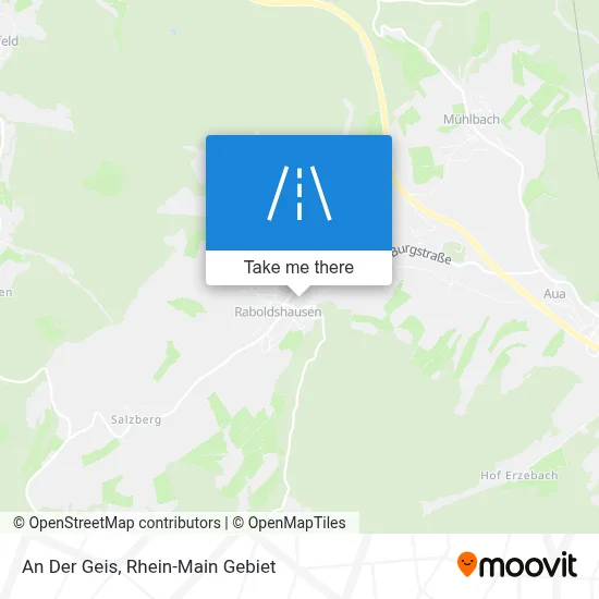 An Der Geis map